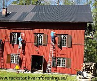 Kvarnen målas av trogna medlemmar